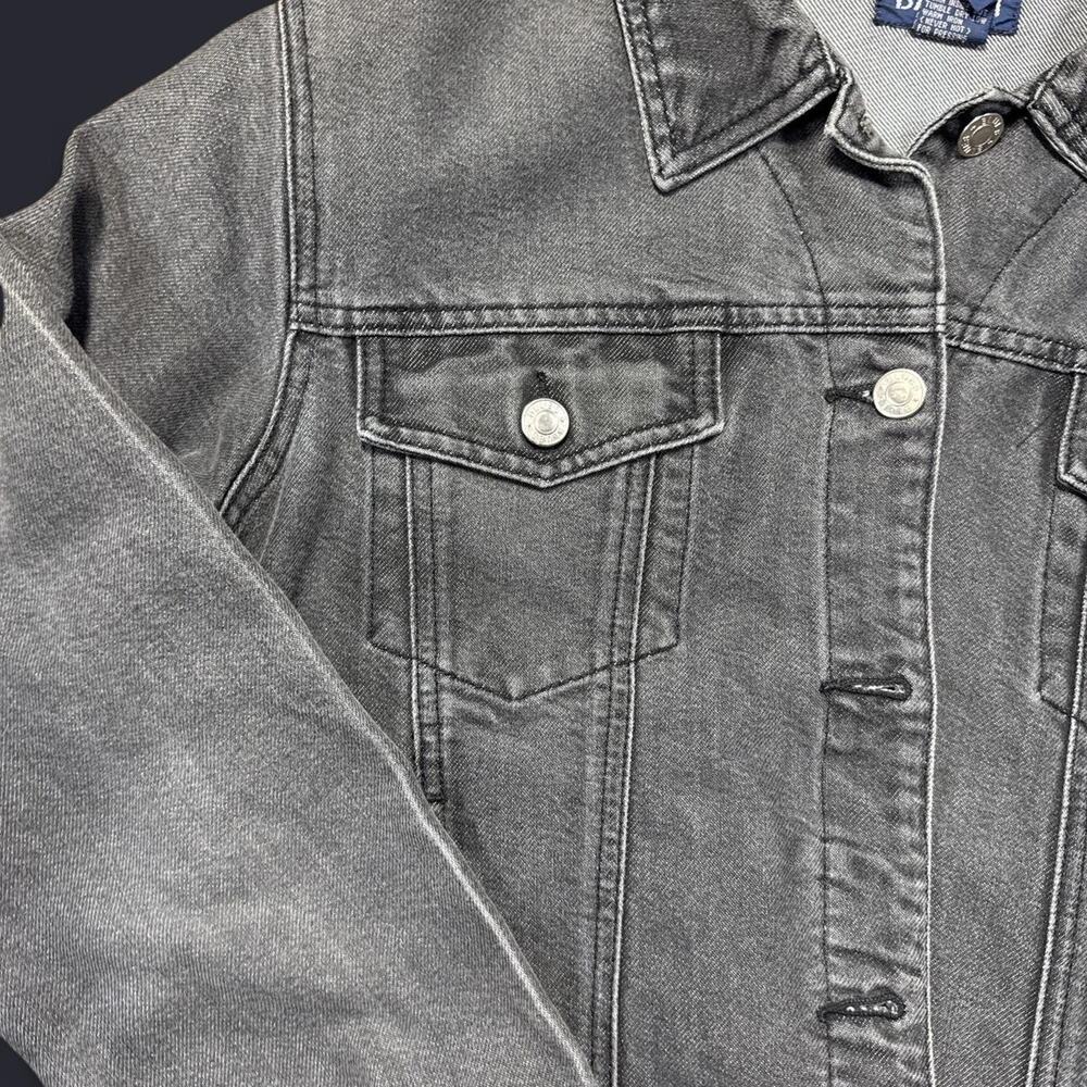 Baccini grey/black denim jacket - Picture 2 of 4